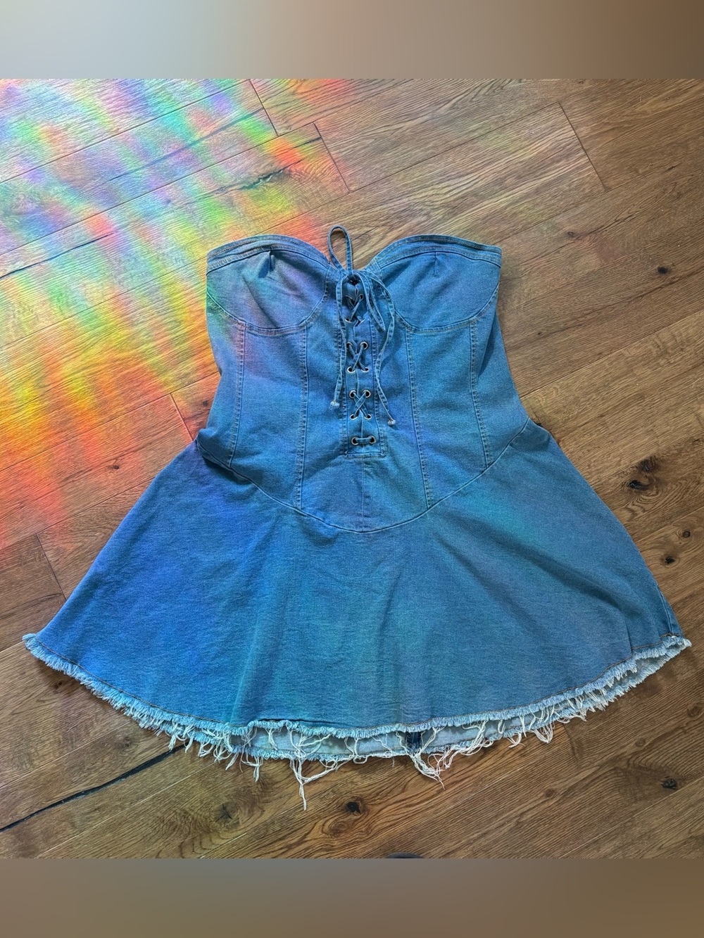 NWT Daisy denim corset dress SZ 1XL